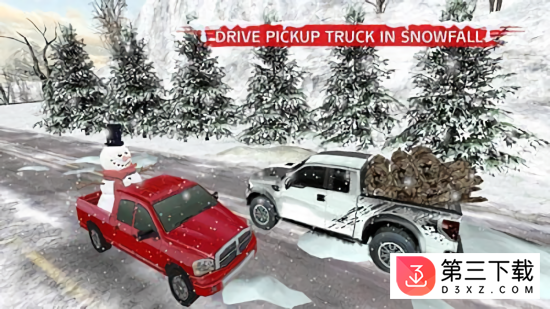 冬季雪卡车3D模拟下载