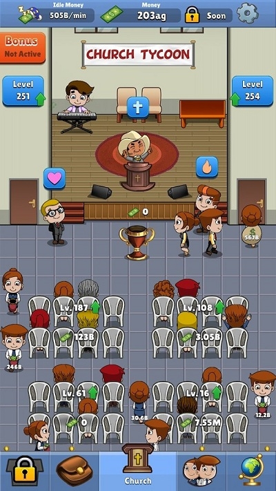 教会模拟器游戏无限金币版
